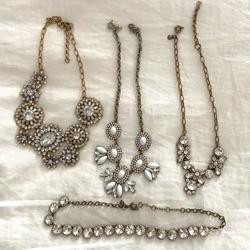 JCrew crystal chunky Jewelry